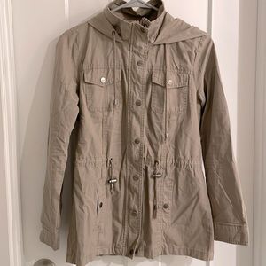 Sky And Sparrow Tan Utility Style Jacket Small